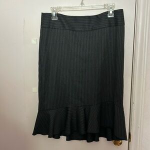 Express design, studio vintage ruffled skirt, size 8